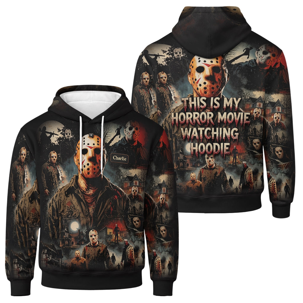 Horror Character Costume - Personalized Horror Character Full Face Zipper Hoodie