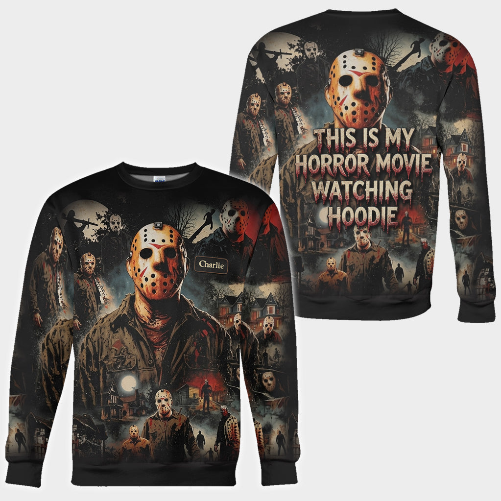 Horror Character Costume - Personalized Horror Character Full Face Zipper Hoodie