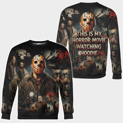 Horror Character Costume - Personalized Horror Character Full Face Zipper Hoodie
