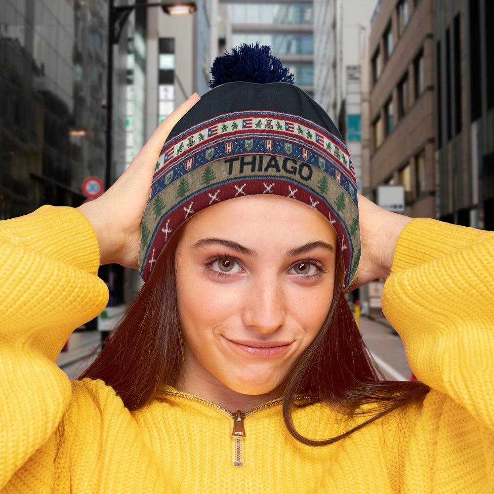 Proud Puerto Rican - Personalized Expats Beanie Hat