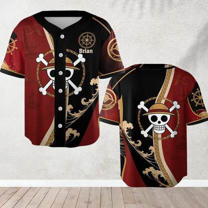King of Pirates - Personalized One Piece Baseball Jersey