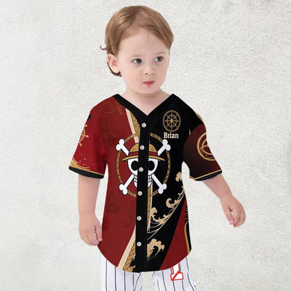 King of Pirates - Personalized One Piece Baseball Jersey