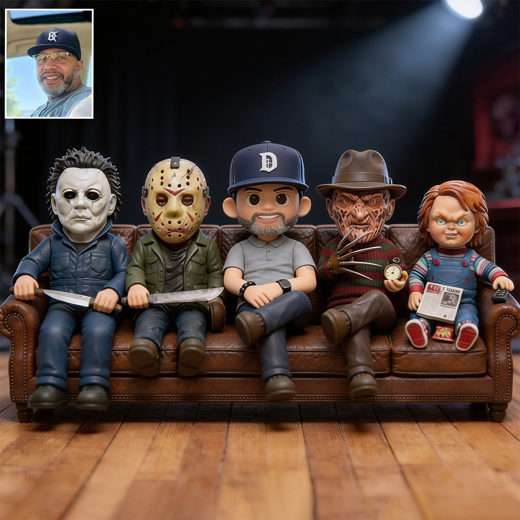 Friends - Personalized Horror Character Custom Shaped Acrylic Plaque