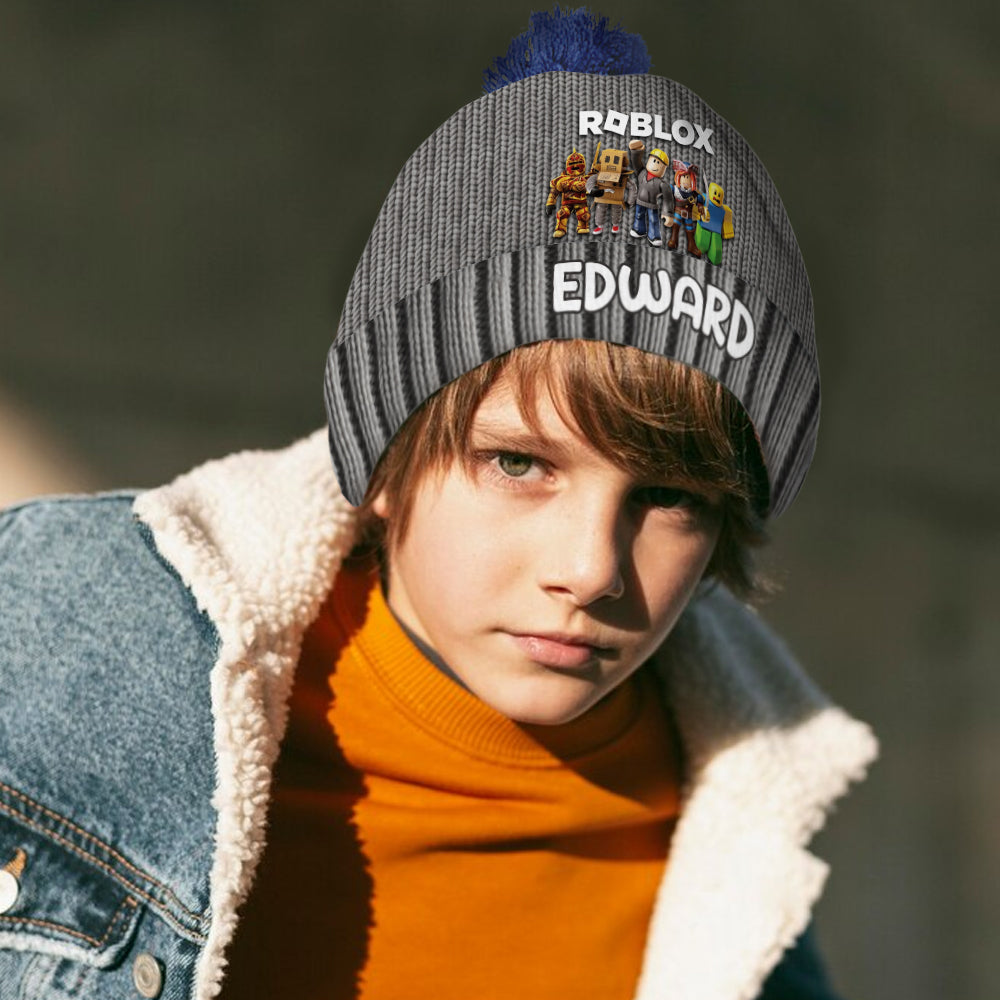 Role Play Game - Personalized 3D Gaming Beanie Hat