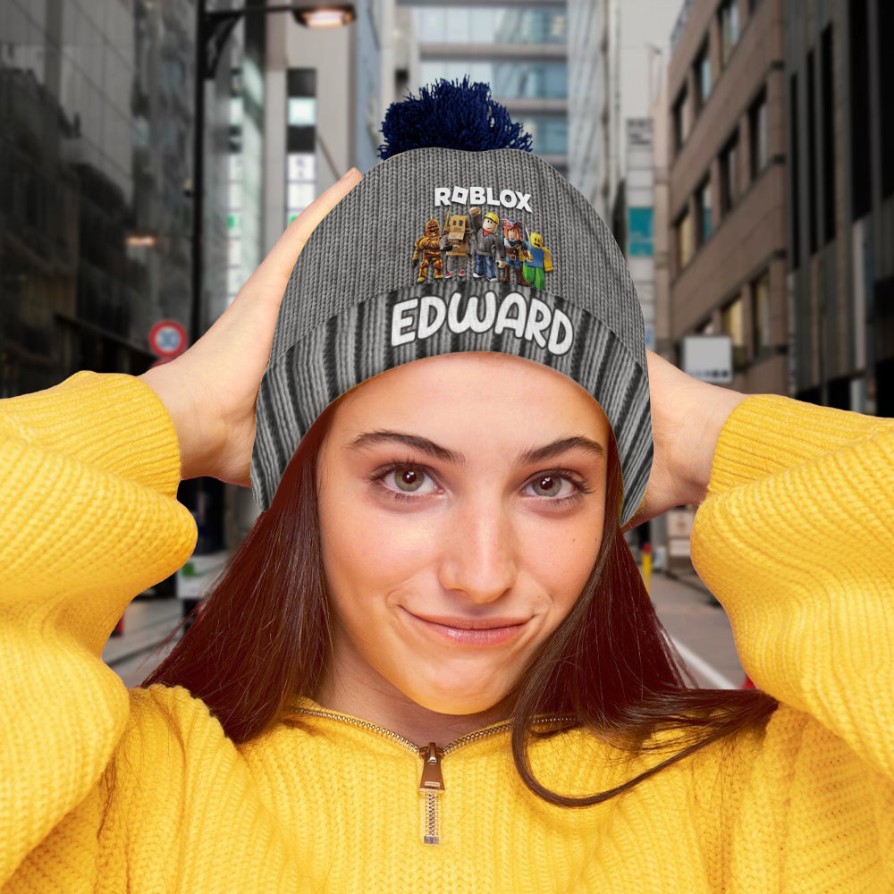Role Play Game - Personalized 3D Gaming Beanie Hat