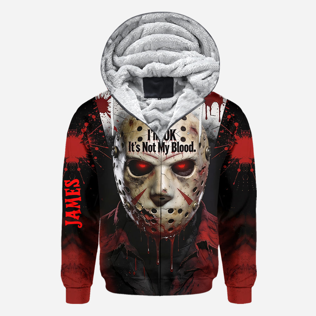 It's Not My Blood - Personalized Horror Character All Over Shirt
