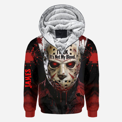 It's Not My Blood - Personalized Horror Character All Over Shirt