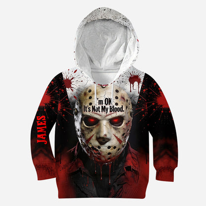 It's Not My Blood - Personalized Horror Character All Over Shirt
