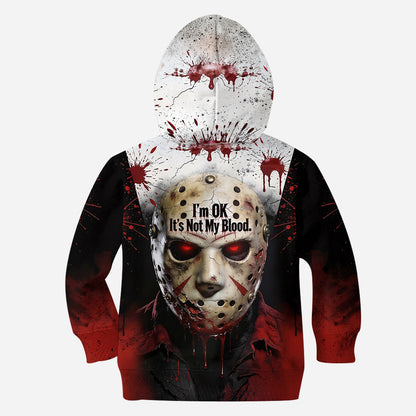 It's Not My Blood - Personalized Horror Character All Over Shirt