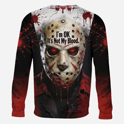 It's Not My Blood - Personalized Horror Character All Over Shirt