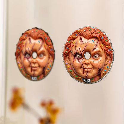 Funny Horror Food - Personalized Horror Character 3D Magnet