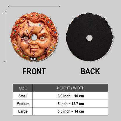 Funny Horror Food - Personalized Horror Character 3D Magnet