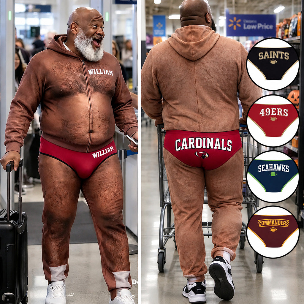 Game On - Personalized Football Hooded Jumpsuit