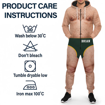 Game On - Personalized Football Hooded Jumpsuit