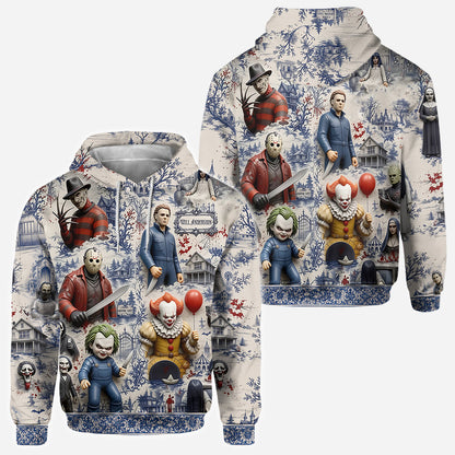 Horror Fan - Personalized Horror Character All Over Shirt