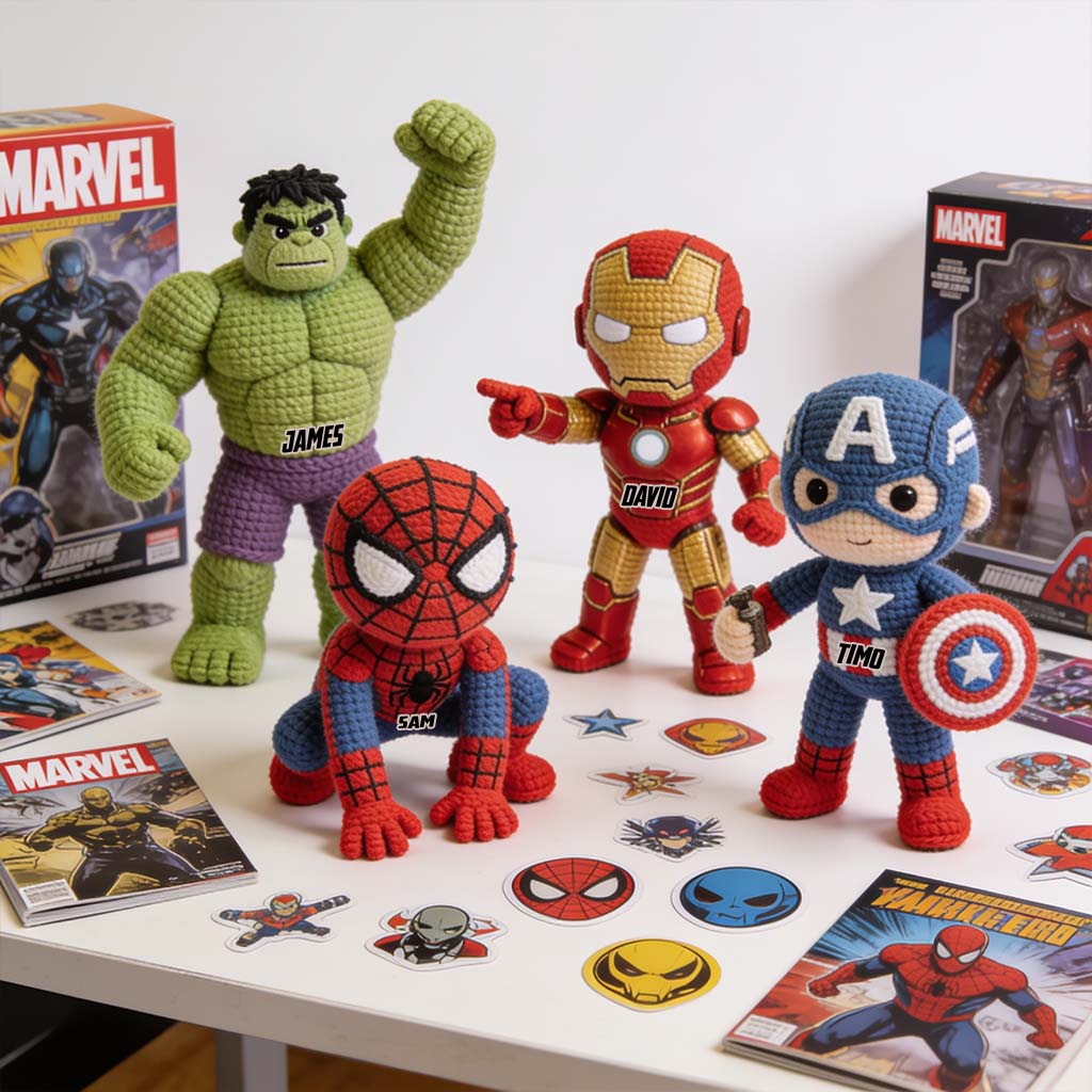 Hero Buddy - Personalized Superhero Posable Plush Doll