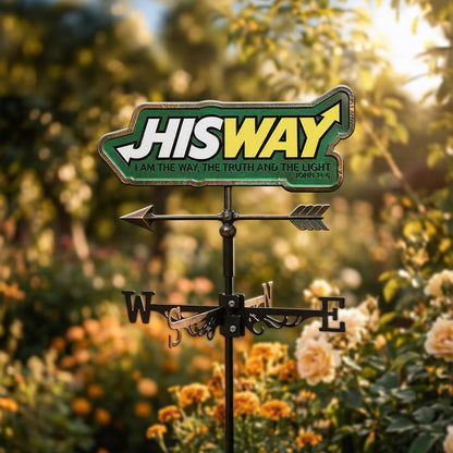 His Way - Christian Weather Vane
