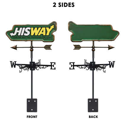 His Way - Christian Weather Vane