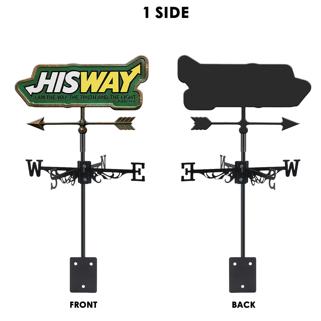 His Way - Christian Weather Vane