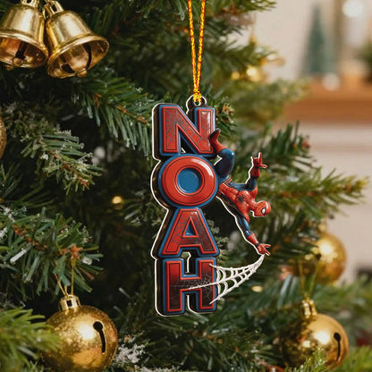 Amazing Spider Name Letter - Personalized Spider Premium 3D Ornament