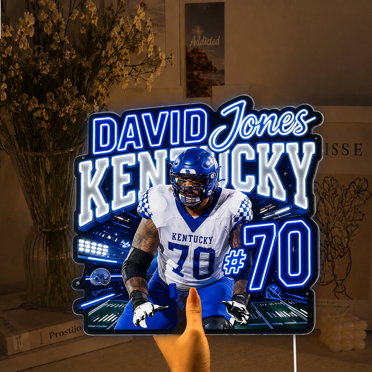 Game Day - Personalized Football Neon LED Light Sign
