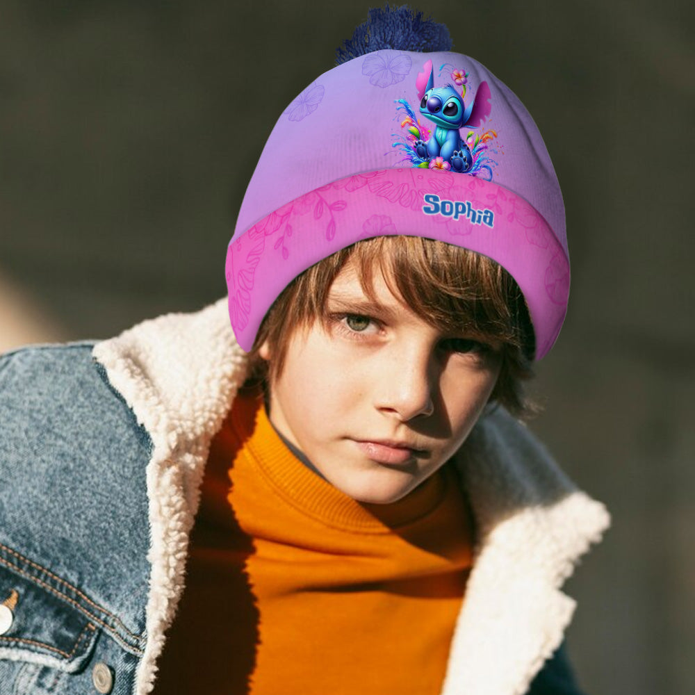 Colorful Ohana - Personalized Ohana Beanie Hat