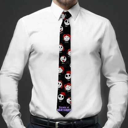 Father Of Nightmares - Personalized Nightmare Necktie