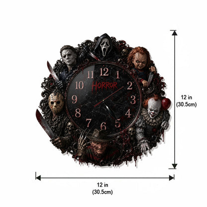 Horror Time - Personalized Horror Character LED Light Wall Clock