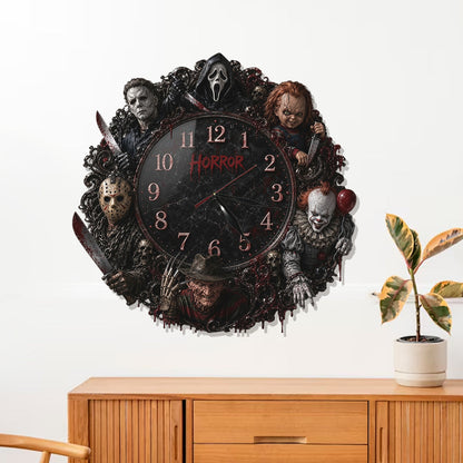 Horror Time - Personalized Horror Character LED Light Wall Clock