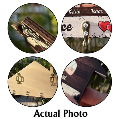 In This House - Personalized Horror Character Custom Shaped Key Rack