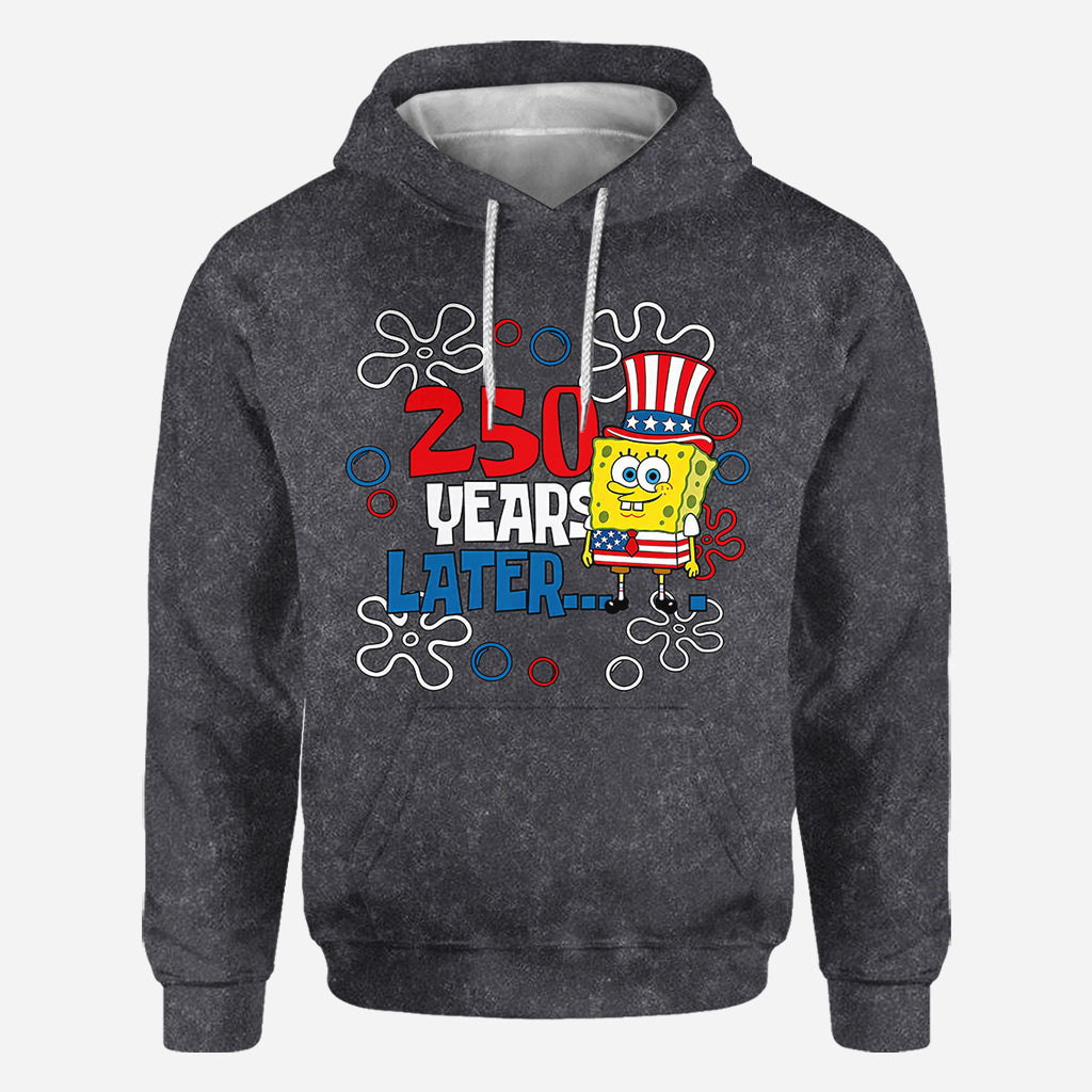 250 Years Later - Personalized Yellow sponge All Over Shirt