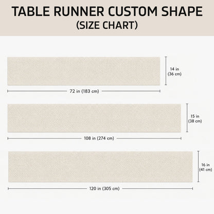 Cheers! - Personalized Horror Character Table Runner Custom Shape