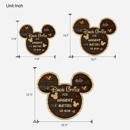 Do Not Disturb - Mouse Wood Sign