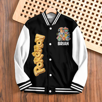 Catch You All - Personalized Monster Trainer Varsity Jacket