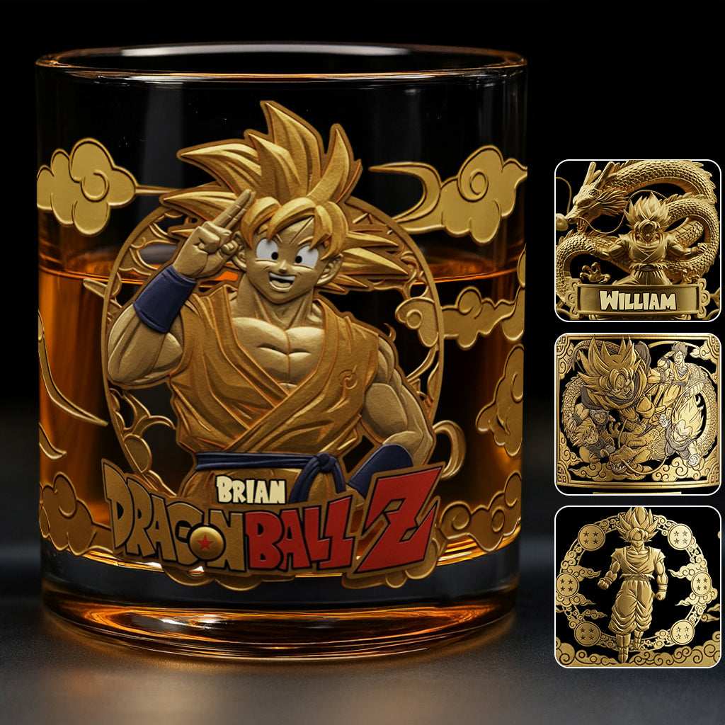 The Seven Balls - Personalized Seven Balls Whiskey Glass