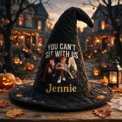 Happy Halloween - Personalized Horror Character Quilt Witch Hat