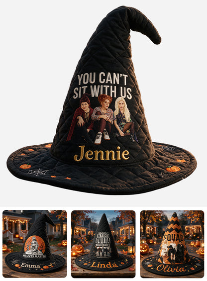 Happy Halloween - Personalized Horror Character Quilt Witch Hat