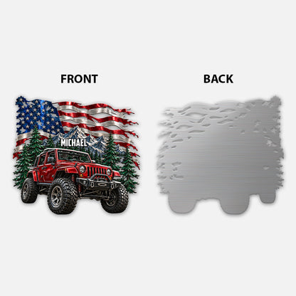 Car Lover - Personalized Car 3D Printed Cut Metal Sign