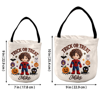 Kid Basket For Halloween/ Easter/ Christmas... - Personalized Kid Canvas Bucket Bag