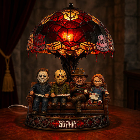 Scary Night - Personalized Horror Character Acrylic LED Night Light