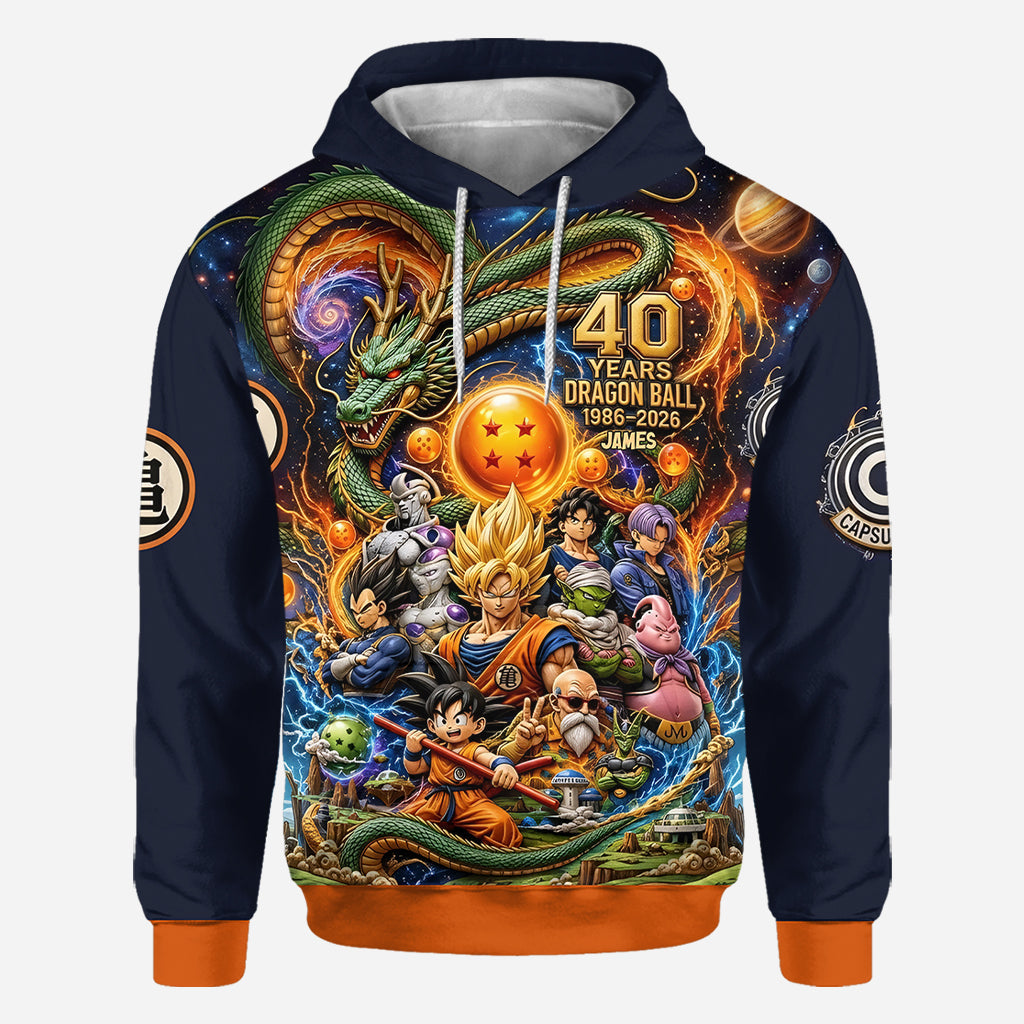 The Strongest 40th Anniversary - Personalized Seven Balls All Over Shirt