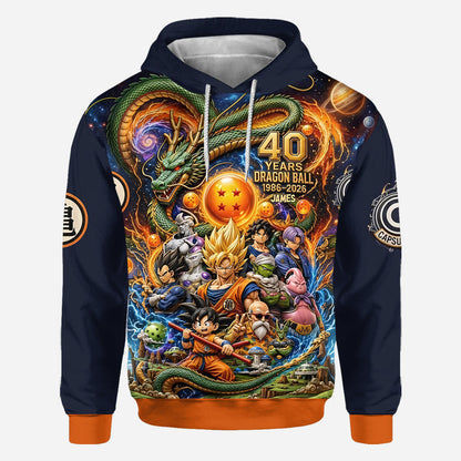 The Strongest 40th Anniversary - Personalized Seven Balls All Over Shirt