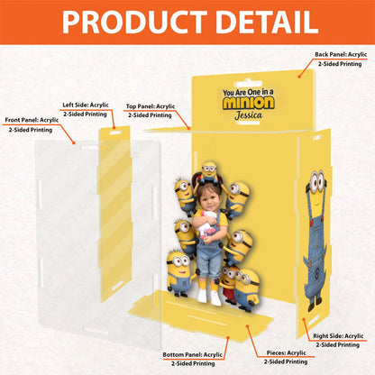 Funny Yellow Friends - Personalized Acrylic Display Box