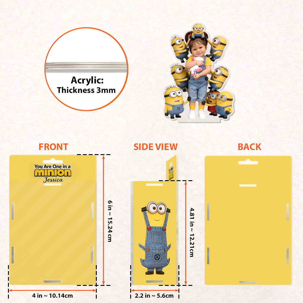 Funny Yellow Friends - Personalized Acrylic Display Box