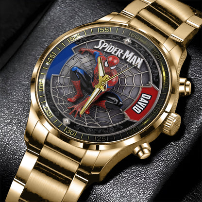 Friendly Neighborhood Hero - Personalized Spider Hand Watch