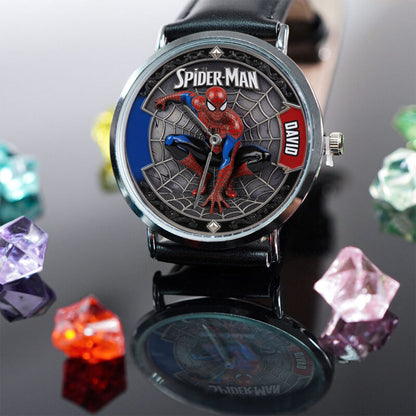 Friendly Neighborhood Hero - Personalized Spider Hand Watch
