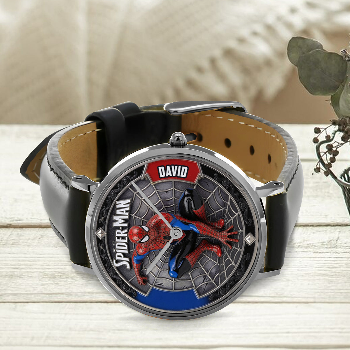Friendly Neighborhood Hero - Personalized Spider Hand Watch