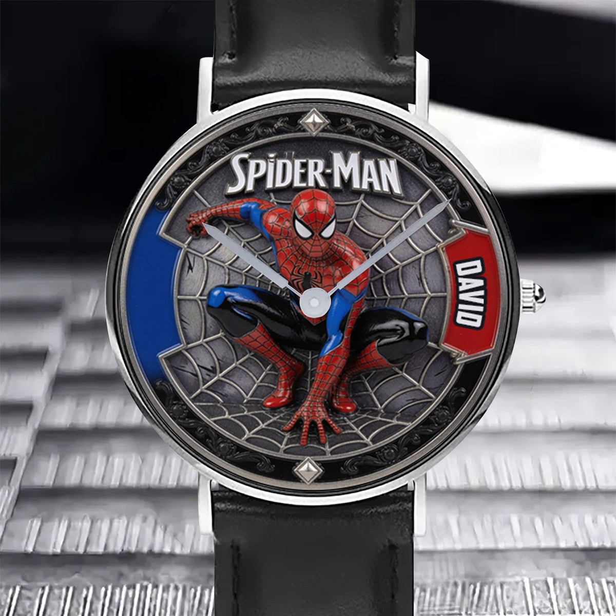 Friendly Neighborhood Hero - Personalized Spider Hand Watch
