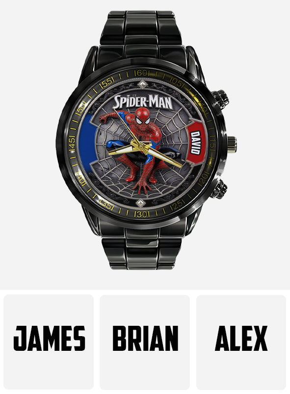 Friendly Neighborhood Hero - Personalized Spider Hand Watch