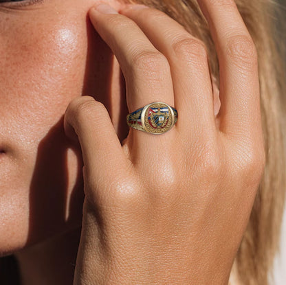 Proud Cuba - Personalized Expats Signet Ring